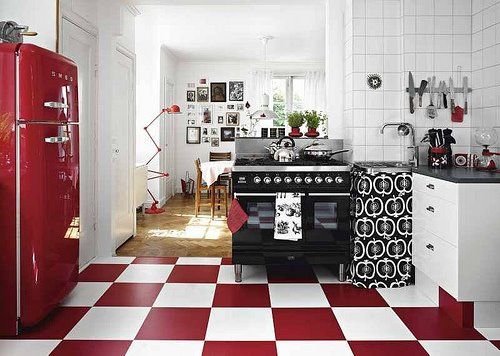 Floor Tiles Stylish Designs, Red And White Kitchen Floor Tiles